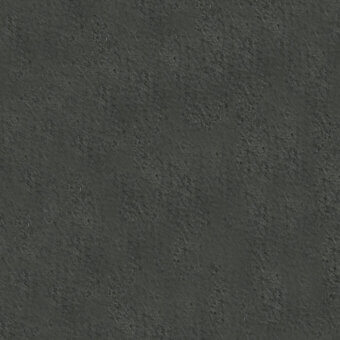 Dark gray fabric texture with granular, mottled surface and matte finish; subtle depth variations; fabric code “turri > fabric cat. f > 764 f”.